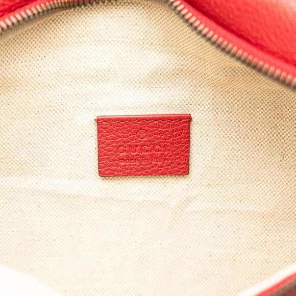 GUCCI Authentic Red Leather Fanny Pack - Picture 8 of 10